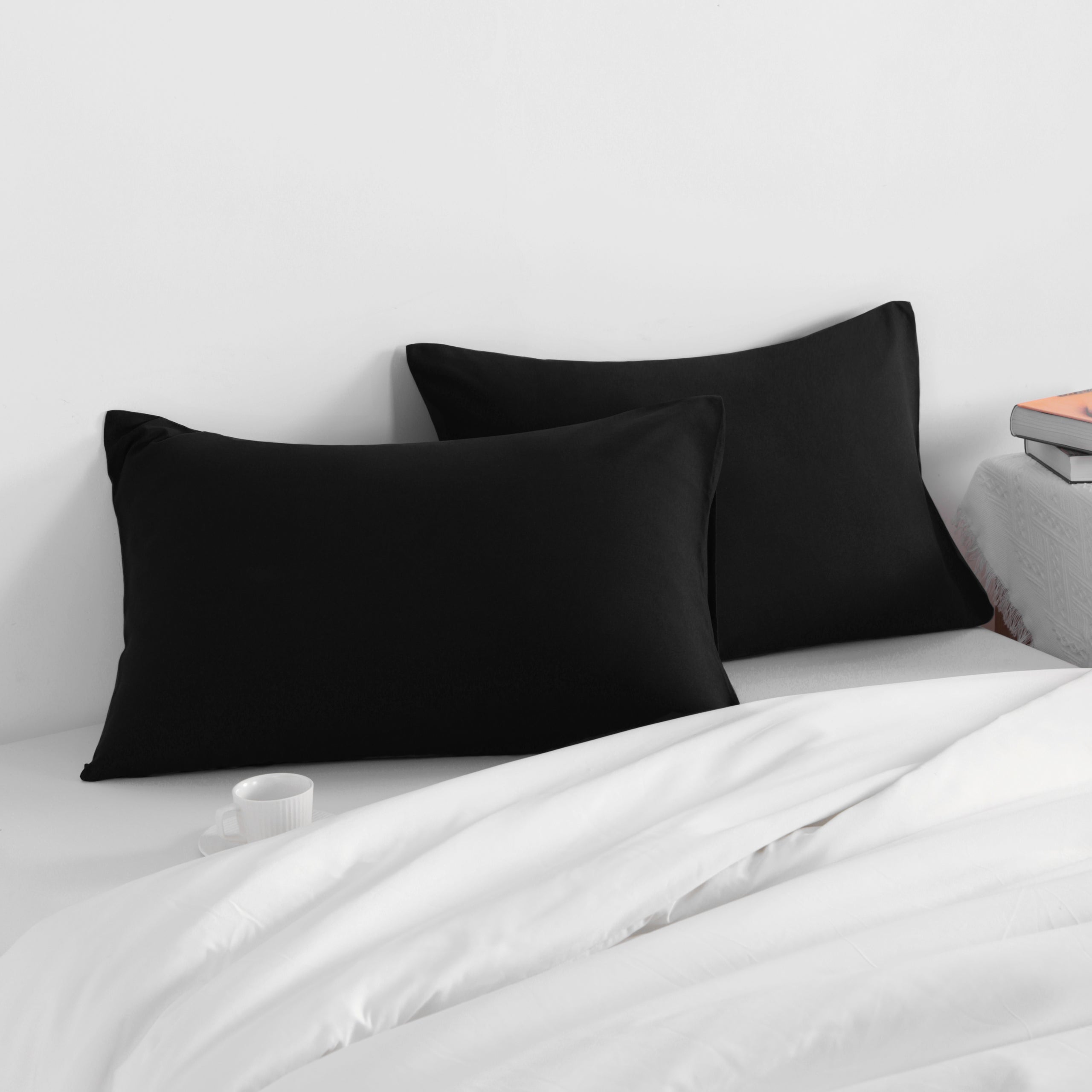 2 Pack Microfiber Queen Pillowcases with Envelope Closure|NTBAY®️ - NTBAY