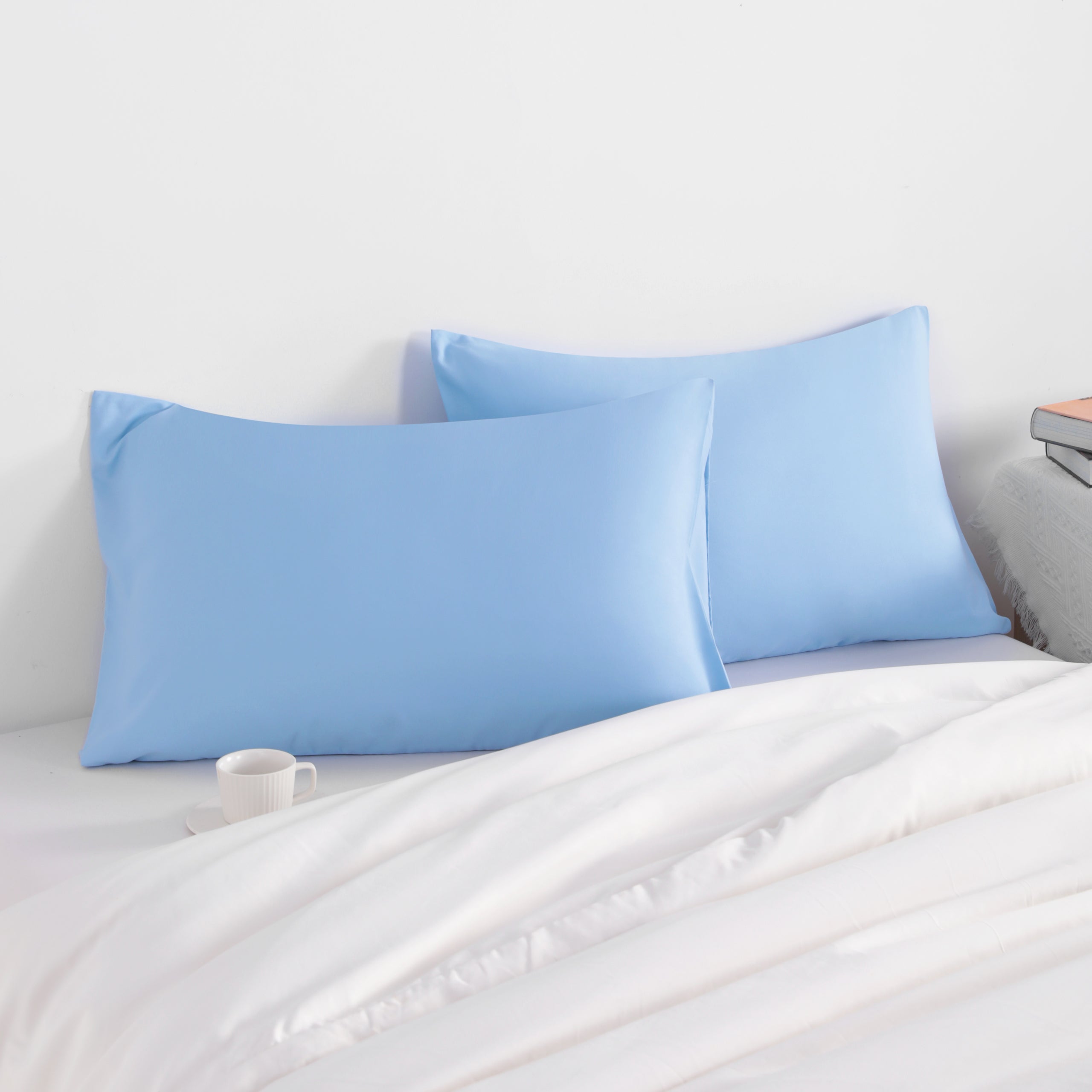 2 Pack Microfiber Queen Pillowcases with Envelope Closure|NTBAY®️ - NTBAY
