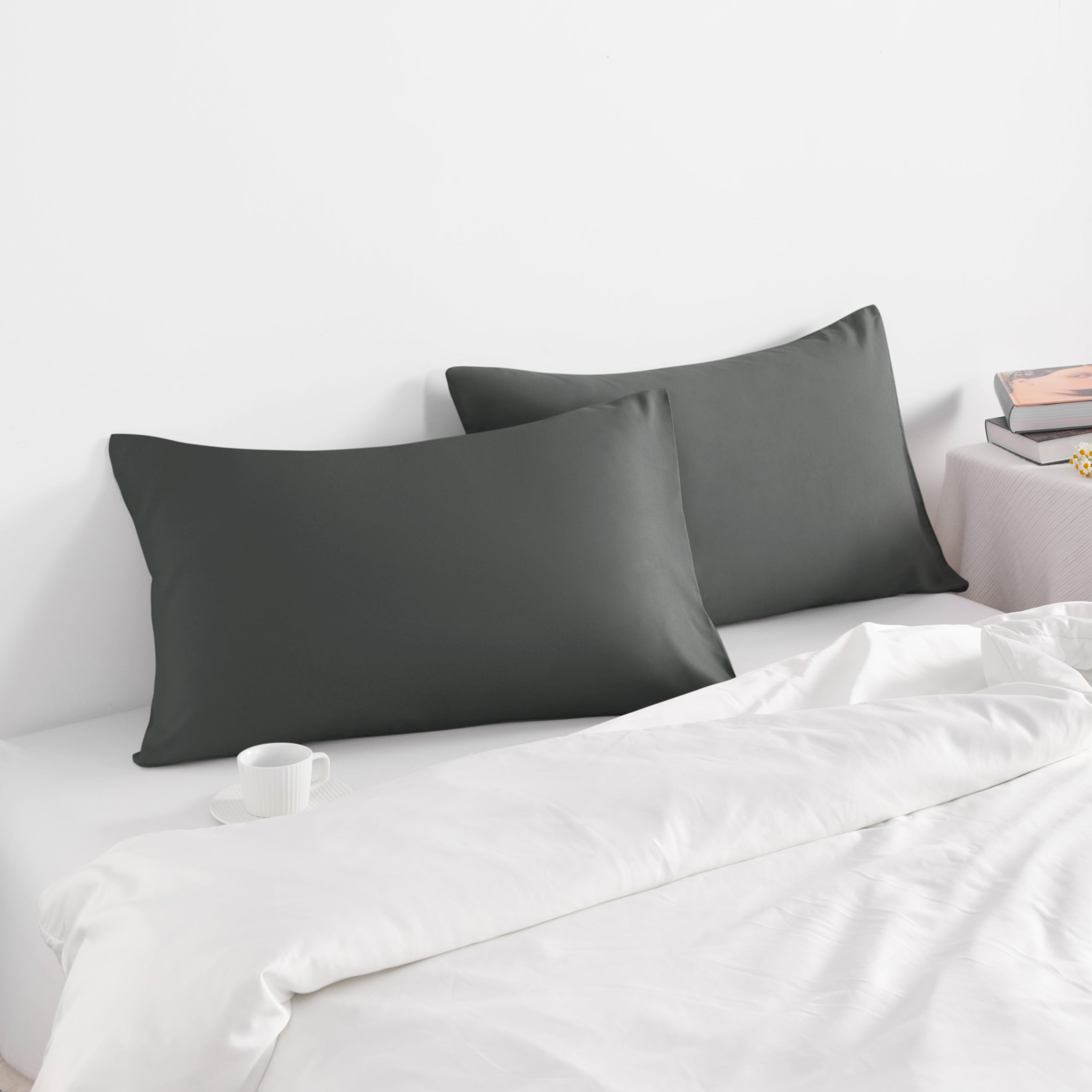 2 Pack Microfiber Queen Pillowcases with Envelope Closure|NTBAY®️ - NTBAY