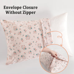 NTBAY 2 Pack Cotton 13" x18" Pillows with Toddler Cotton Pillowcases