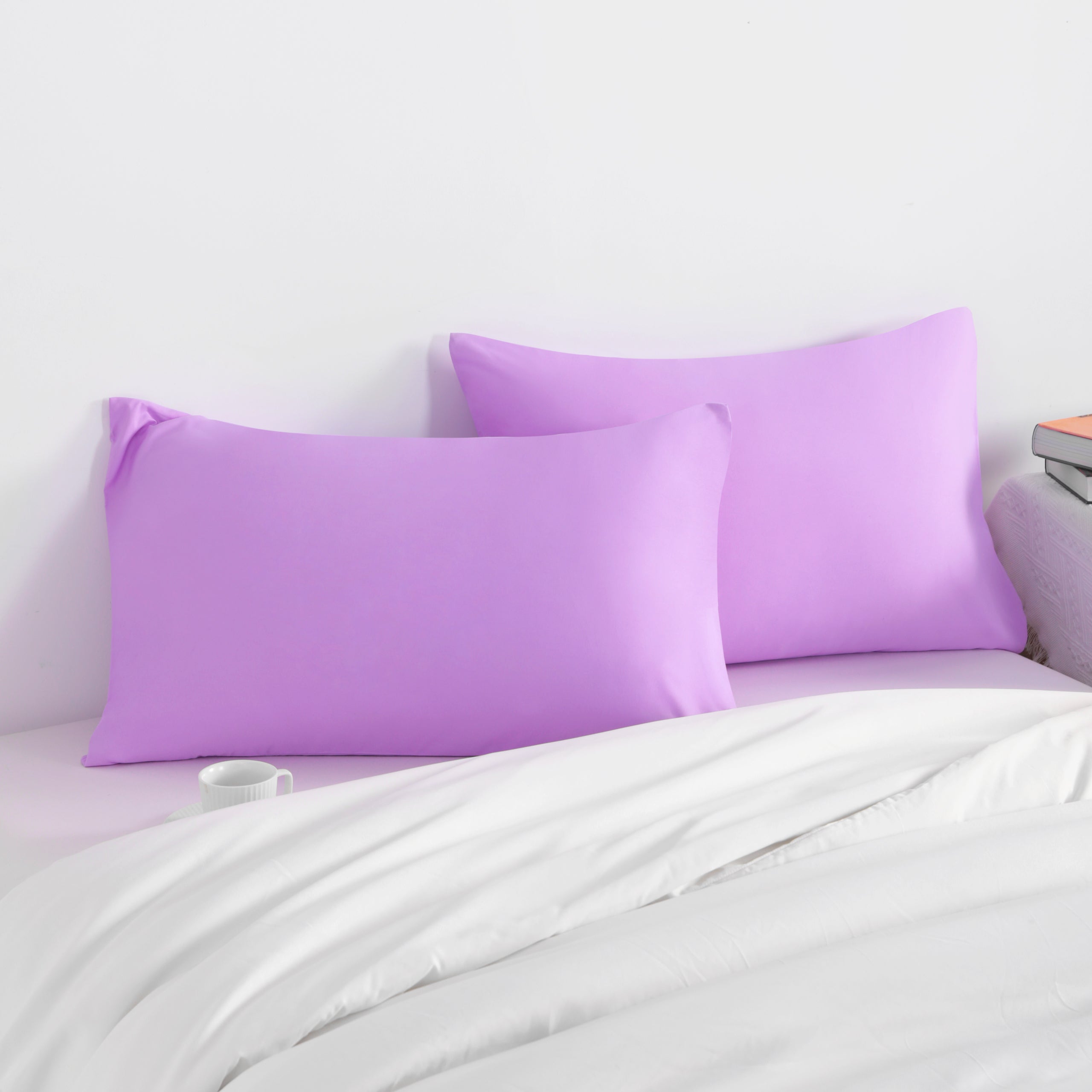 2 Pack Microfiber Queen Pillowcases with Envelope Closure|NTBAY®️ - NTBAY