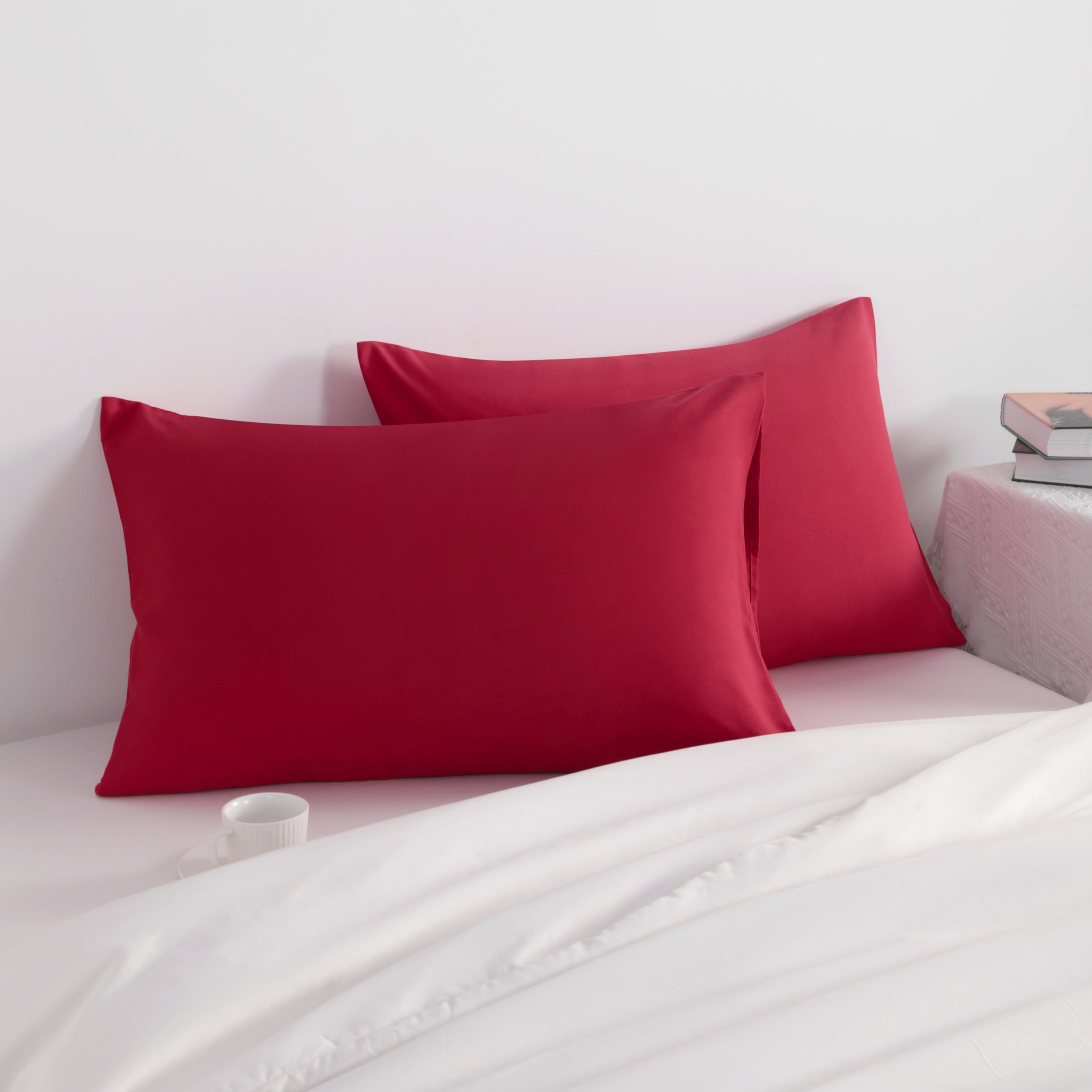 2 Pack Microfiber Queen Pillowcases with Envelope Closure|NTBAY®️ - NTBAY