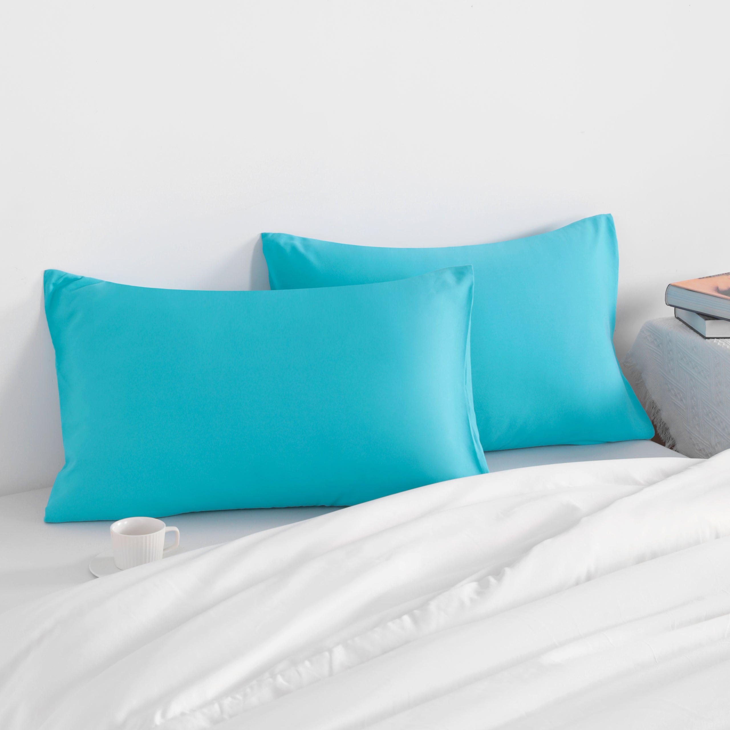 2 Pack Microfiber Queen Pillowcases with Envelope Closure|NTBAY®️ - NTBAY
