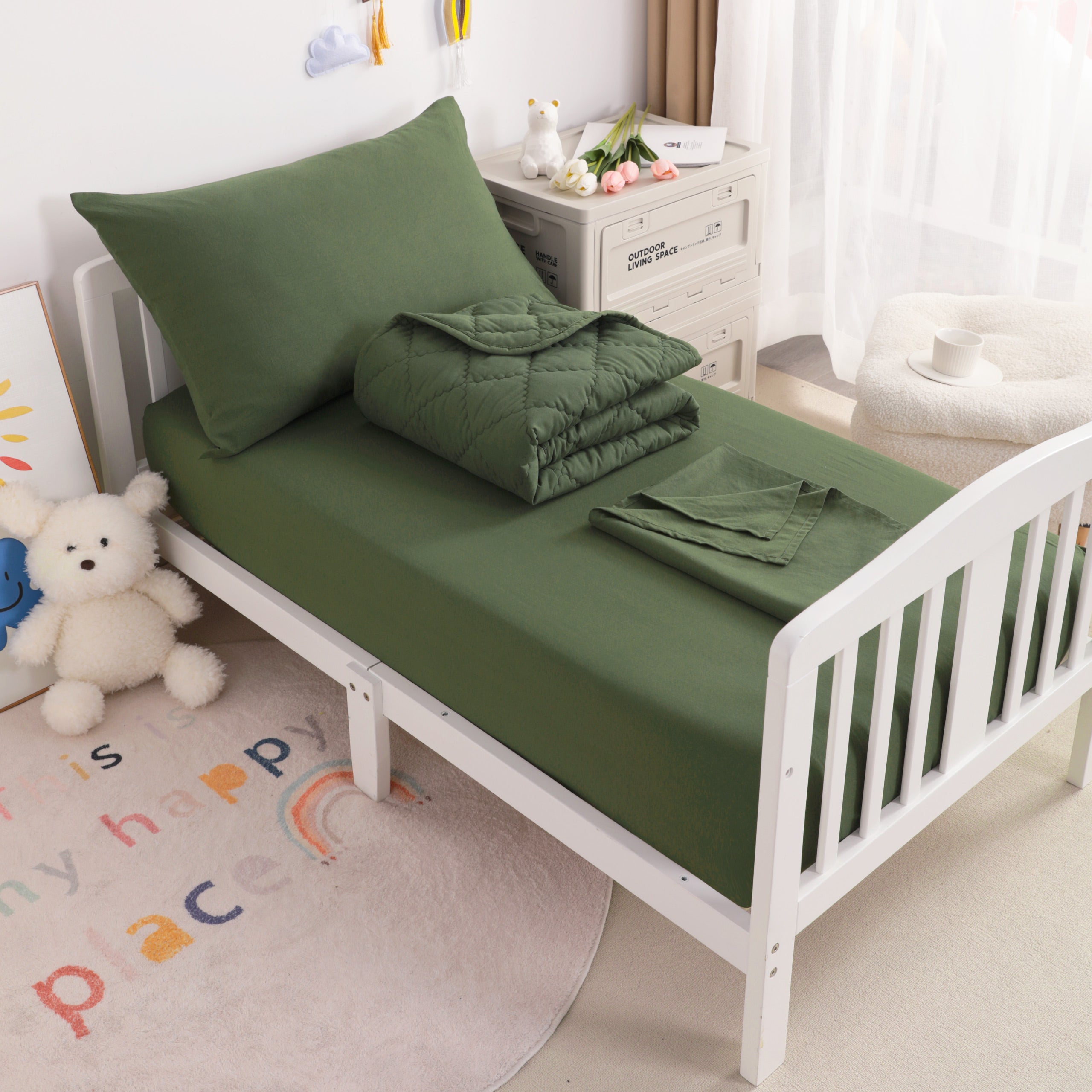 4 Pieces Soft Toddler Bedding Set|NTBAY®️ - NTBAY