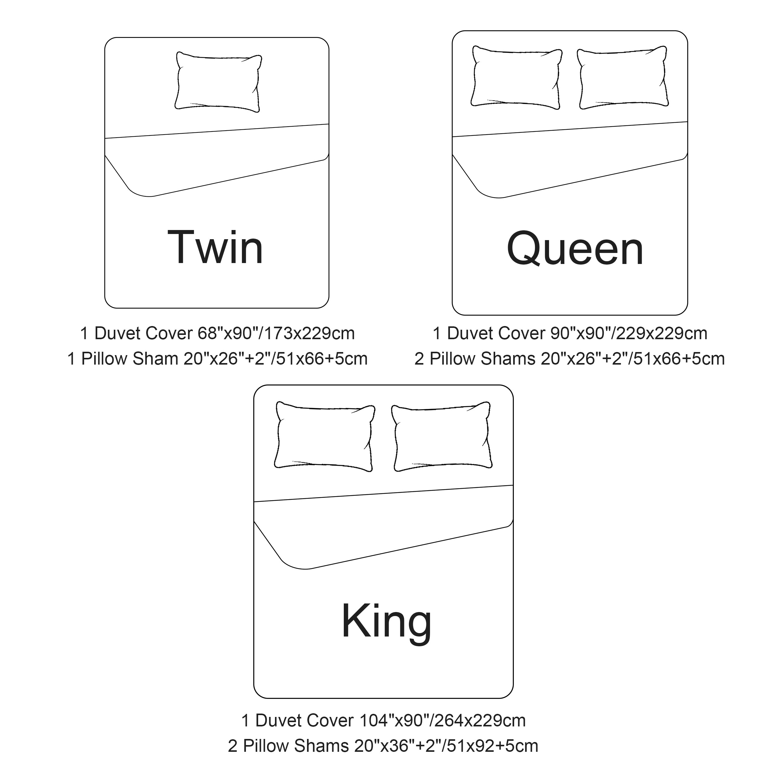 NTBAY Twin Duvet Cover Set – Soft Microfiber, Brick Print