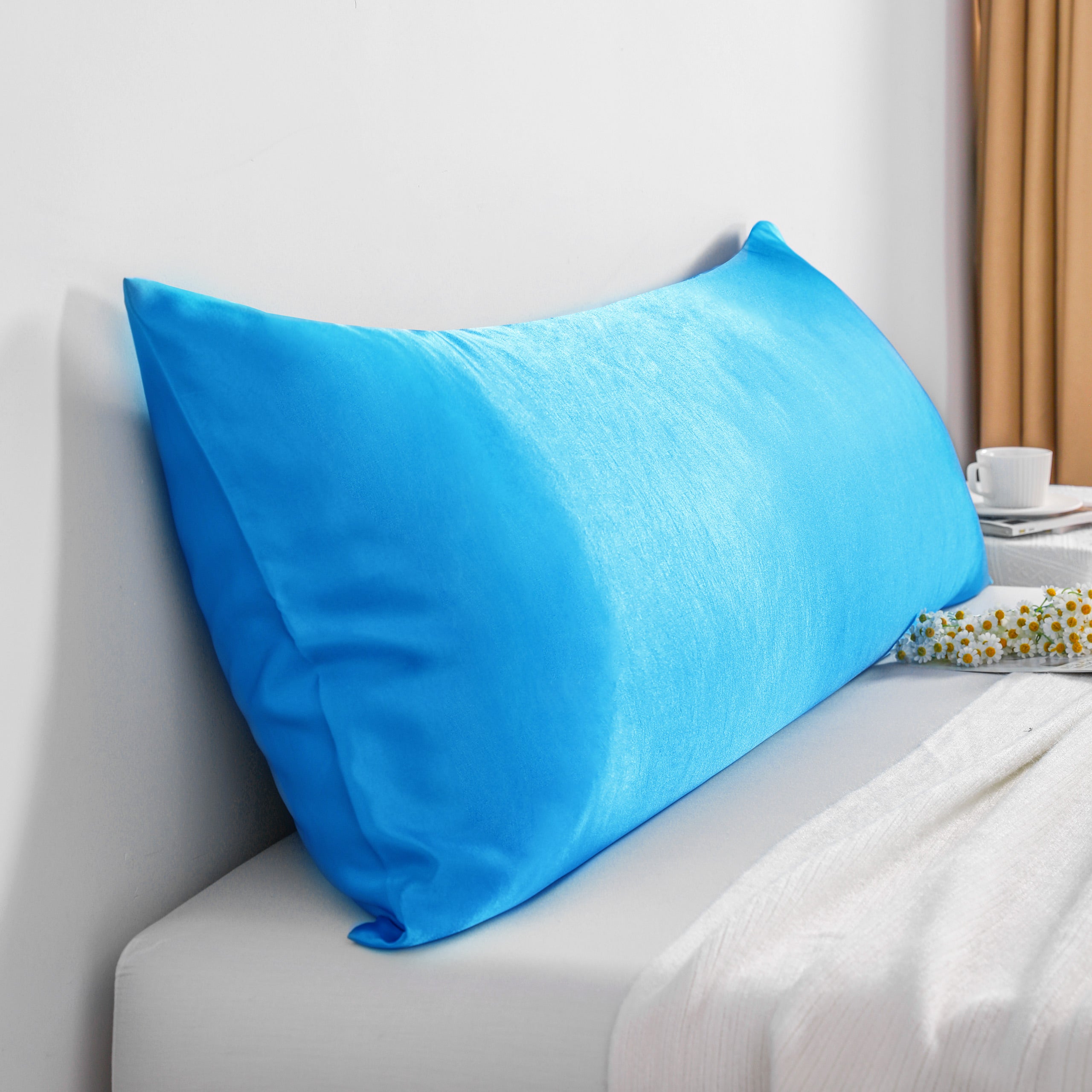 Ultra Soft Satin Body Pillowcase – Smooth & Cozy with Envelope Closure|NTBAY ®️