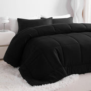 Comforter Duvet Insert - Down Alternative Comforter - All Season Bedding Quilted Comforter with Corner Tabs - Machine Washable - Soft Comforter