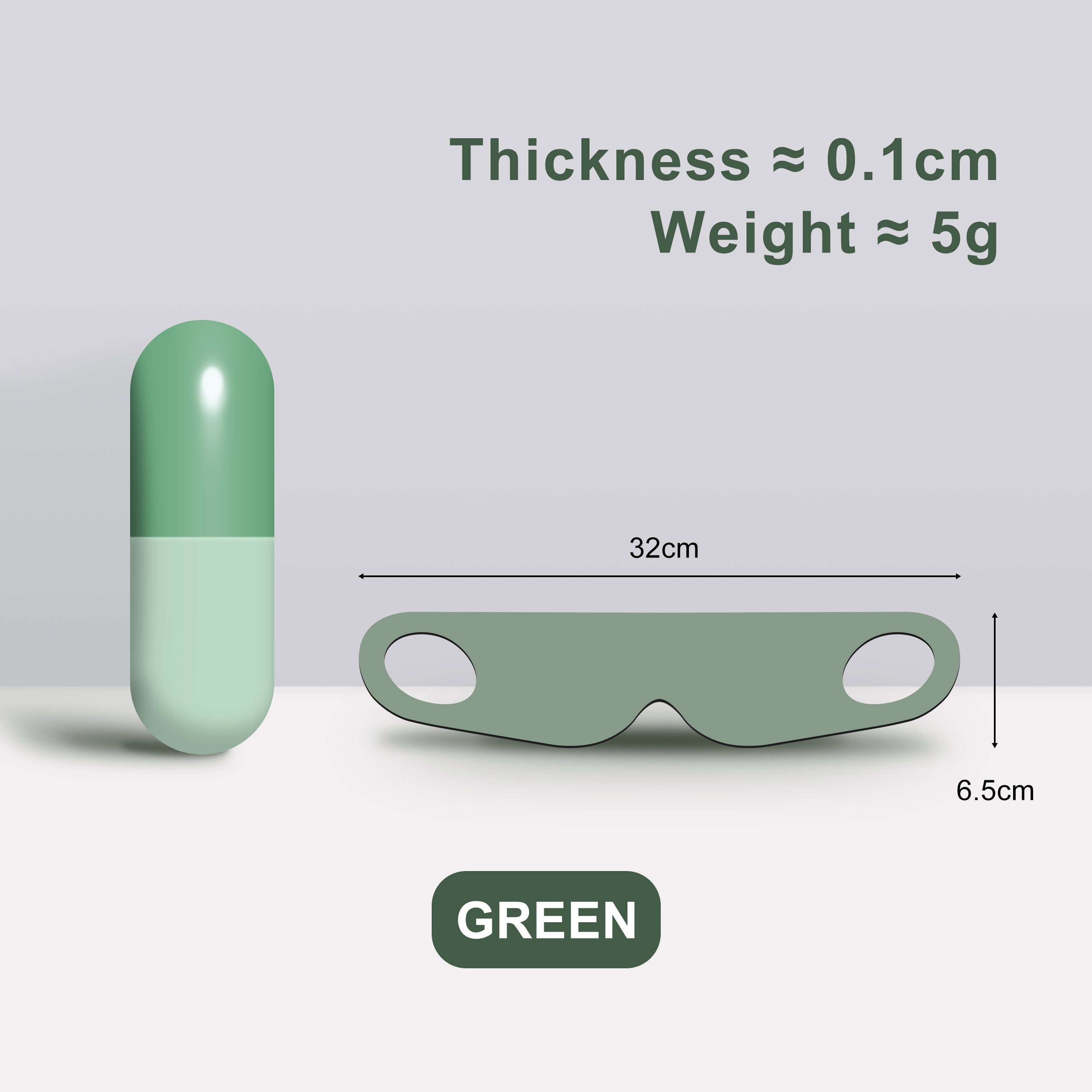 NTBAY Capsule Light-Blocking Eye Mask – Zero Pressure & Travel-Friendly