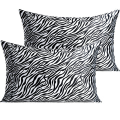 NTBAY 2 Pack Silk Satin Pillowcases with Envelope Closure - NTBAY