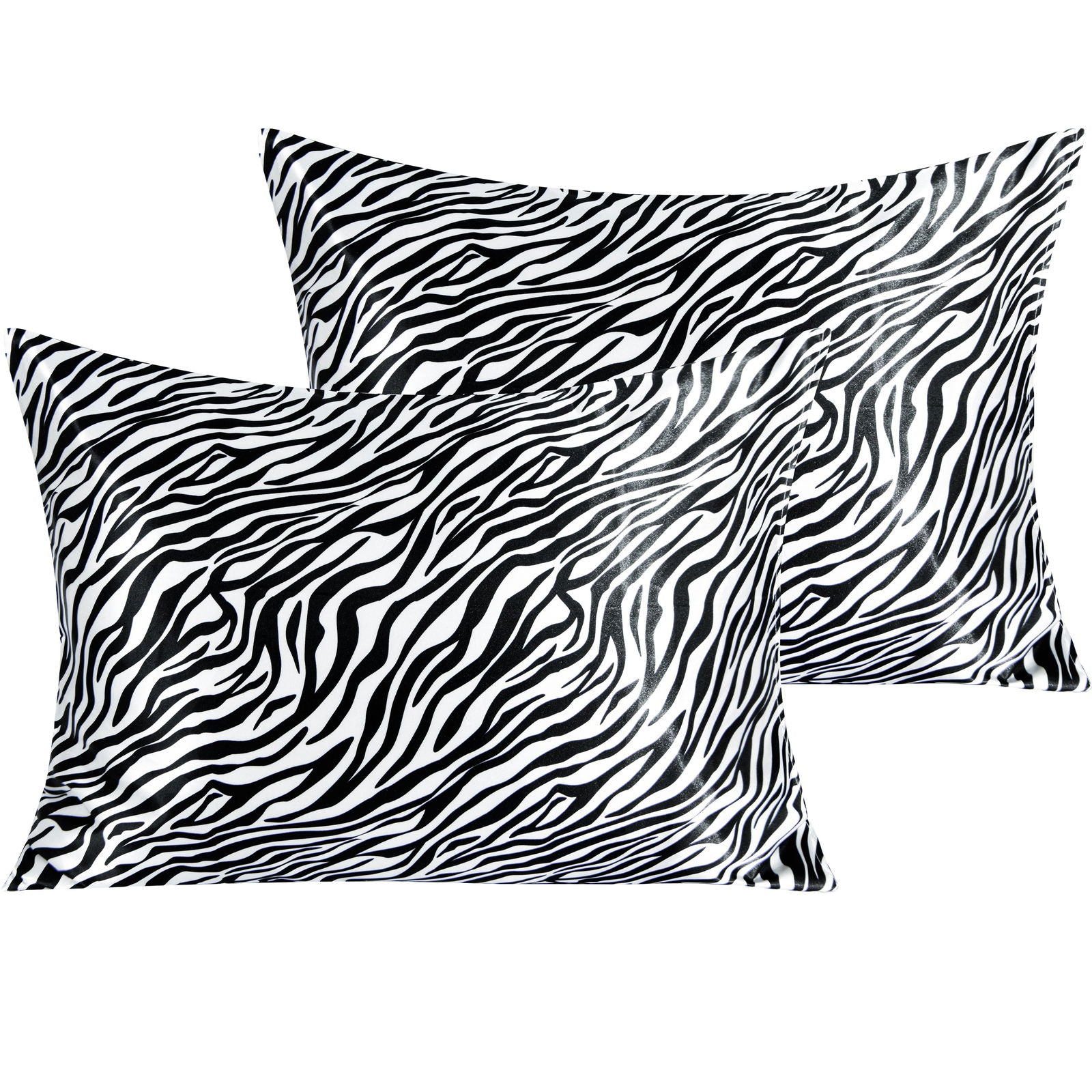 NTBAY 2 Pack Silk Satin Pillowcases with Envelope Closure - NTBAY