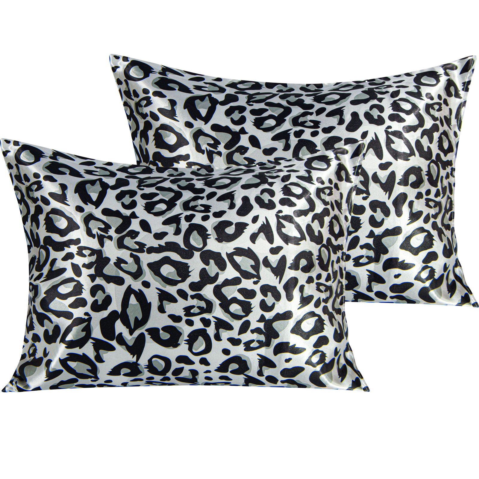 NTBAY 2 Pack Silk Satin Pillowcases with Envelope Closure - NTBAY