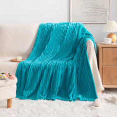 NTBAY All Seasons Plush Flannel Fleece Throw Blanket - NTBAY