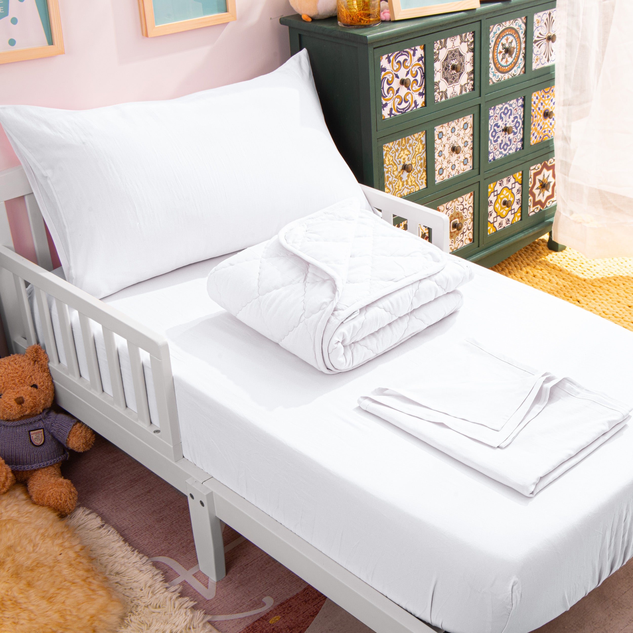 4 Pieces Soft Toddler Bedding Set|NTBAY®️ - NTBAY