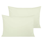 NTBAY 2 Pack 500 Thread Count Cotton Toddler Pillowcases with Envelope Closure Ivory / 13 x 18 inches - NTBAY