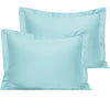 NTBAY 500 Thread Count 2 Pack Cotton Pillow Shams Standard (20 x 26 inches) / Aqua - NTBAY