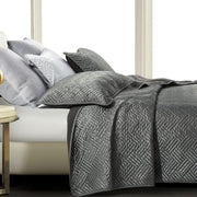 NTBAY 3 Piece Geometric Pattern Satin Quilt Coverlet Bed Set Twin (68 x 92 inches) / Grey - NTBAY