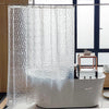 NTBAY 5 Styles EVA Clear Shower Curtain Liner for Bathroom Shower Stall Water Cube - NTBAY