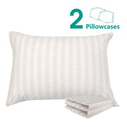 NTBAY 2 Pack 13 x 18 inches Organic Cotton Jersey Knit Toddler Travel Pillowcases Camel / 13 x 18 inches - NTBAY