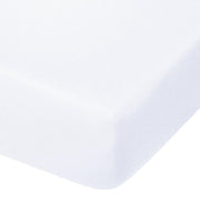 NTBAY 2 Pack 28 x 52 Inches Microfiber Fitted Crib Sheets 28 x 52 inches / White - NTBAY