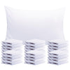 NTBAY 24 Pack 20 x 30 Inches Microfiber Queen Pillowcases with Envelope Closure White / Queen (20 x 30 inches) - NTBAY