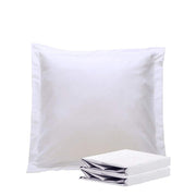 NTBAY Euro 100% Brushed Microfiber Square Pillow Shams Set of 2 White / Euro (26 x 26 inches) - NTBAY