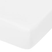 NTBAY Microfiber Crib Fitted Sheet, Cozy and Soft Solid Color Toddler Sheet White / 28 x 52 inches - NTBAY
