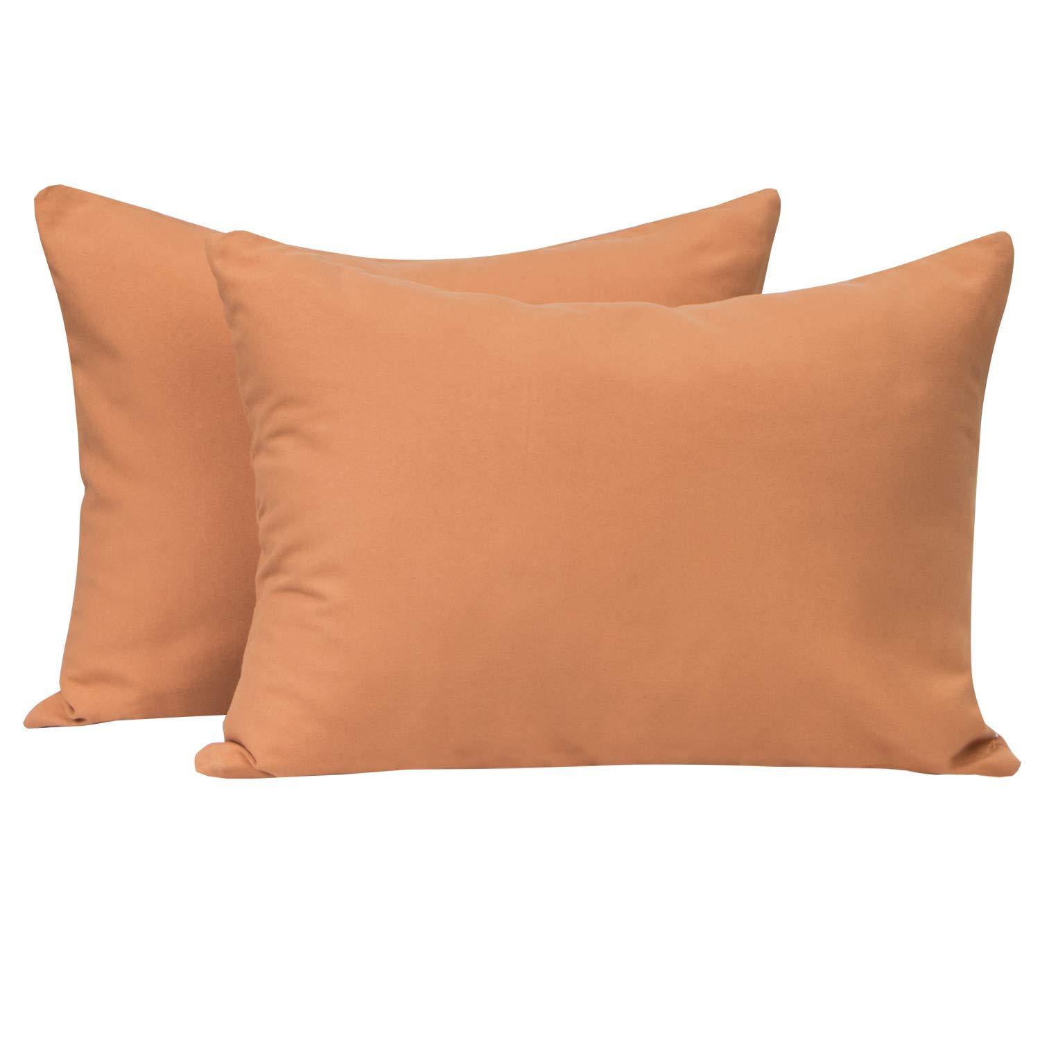 Travel pillow deals cases zippered