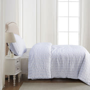 NTBAY Seersucker Textured Duvet Cover Set Twin (68 x 90 inches) / White - NTBAY