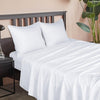NTBAY Soft and Breathable Solid Color Bed Sheet and Pillowcase Set - NTBAY