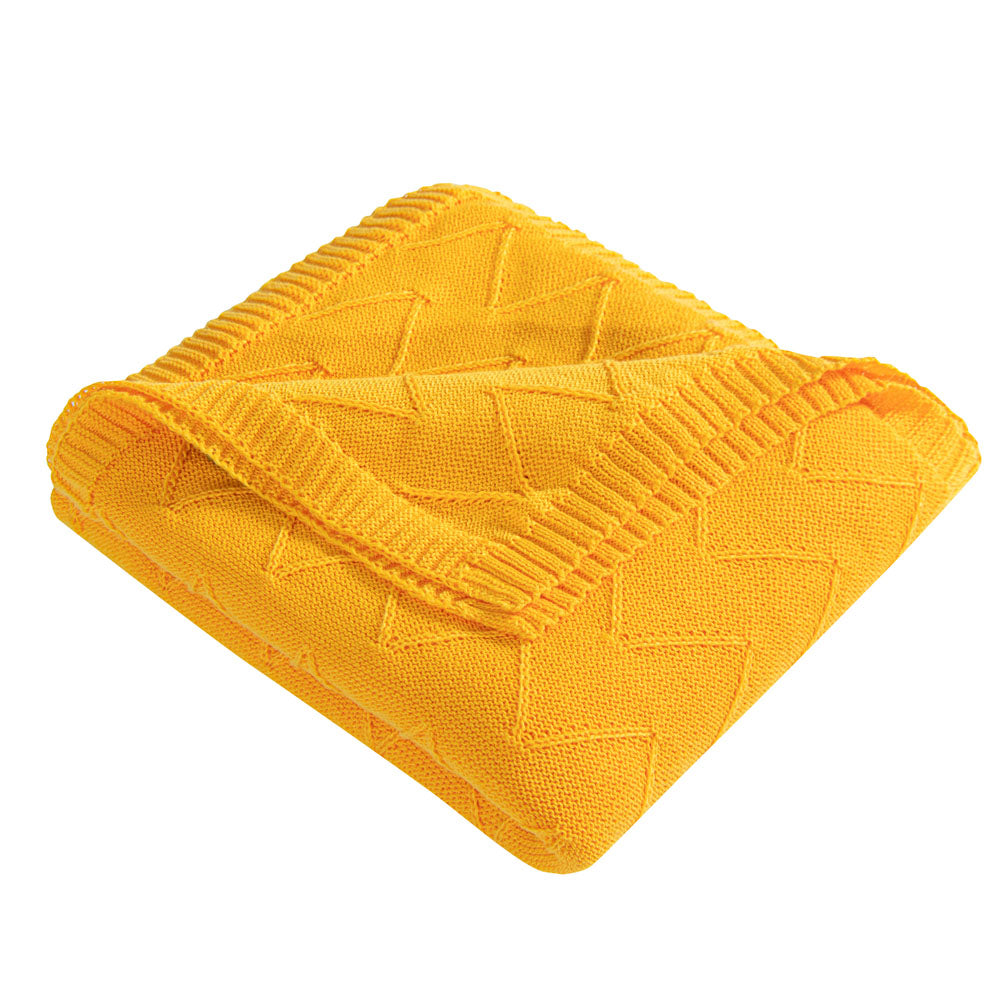 NTBAY Eco-friendly Materials Cotton Alternative 51 x 67 Inches Cable Knitted Throw Blanket - NTBAY