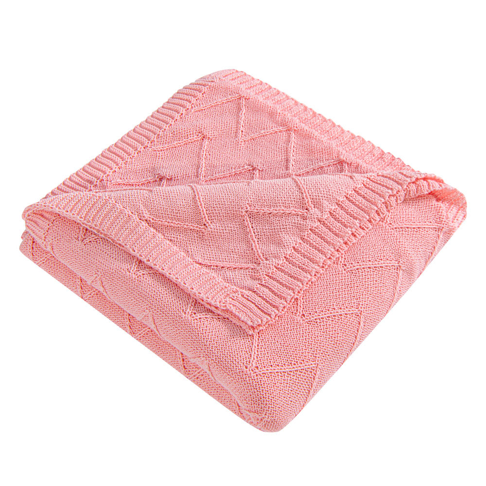 NTBAY Eco-friendly Materials Cotton Alternative 51 x 67 Inches Cable Knitted Throw Blanket - NTBAY