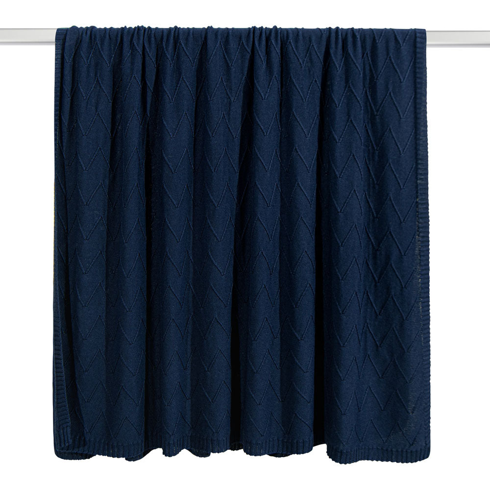 NTBAY Eco-friendly Materials Cotton Alternative 51 x 67 Inches Cable Knitted Throw Blanket - NTBAY