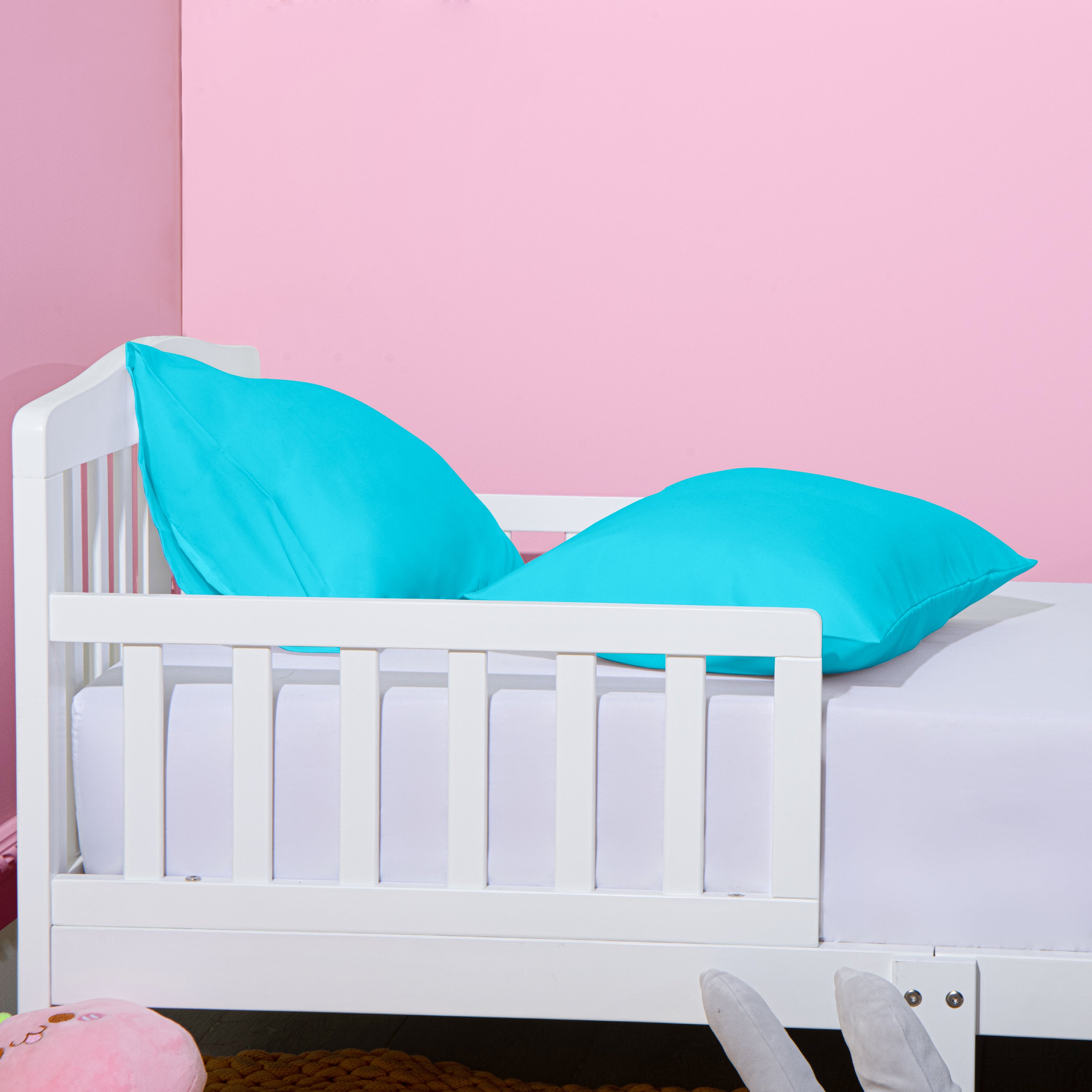 最大67％オフ！ TILLYOU Cotton Toddler Pillowcases Pack Toddler Travel  Pillowcases Machine Washable ＆ Super Soft, 14x20 Inches Navy Blue 