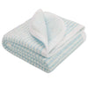 NTBAY Jersey Cotton Quilted Toddler Blanket, Breathable and Warm for Boys and Girls Baby Blanket, 30 x 40 Inches Blue Wave / 30 x 40 inches - NTBAY