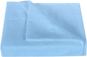 NTBAY Light Color Microfiber Bedding Flat Sheet, Stain Resistant Top Sheet King (78 x 80 inches) / Sky Blue - NTBAY