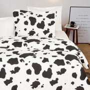 NTBAY Cow Black white Pattern Microfiber Duvet Cover Set Twin (68 x 90 inches) - NTBAY