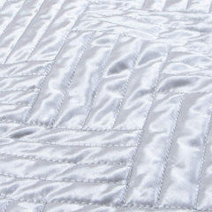 NTBAY 2/3 Piece Geometric Pattern Satin Quilt Coverlet Bed Set - NTBAY