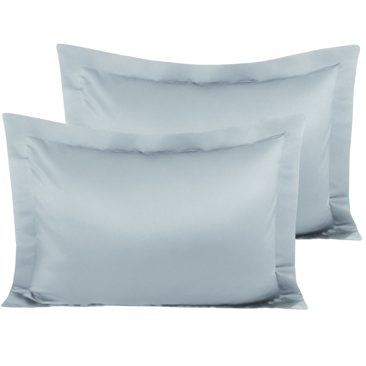 NTBAY 2 Pack Satin Pillow Shams with Envelope Closure - NTBAY