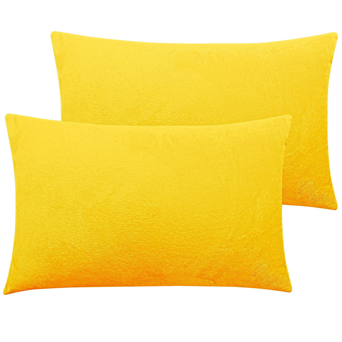 NTBAY 2 Pack Zippered Velvet Pillowcases - NTBAY