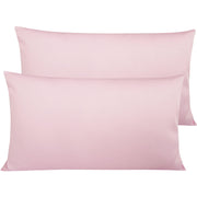 NTBAY 500 Thread Count Cotton Pillowcases with Envelope Closure King (20 x 36 inches) / Pink - NTBAY