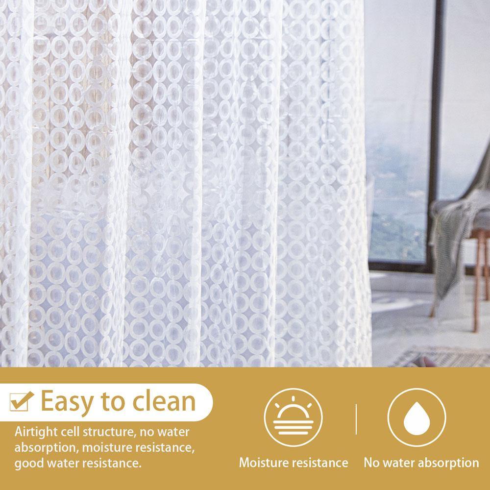 NTBAY EVA Clear Shower Curtain Liner - NTBAY