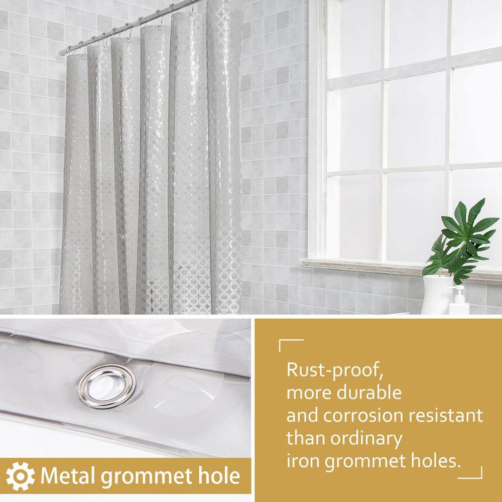 NTBAY EVA Clear Shower Curtain Liner - NTBAY