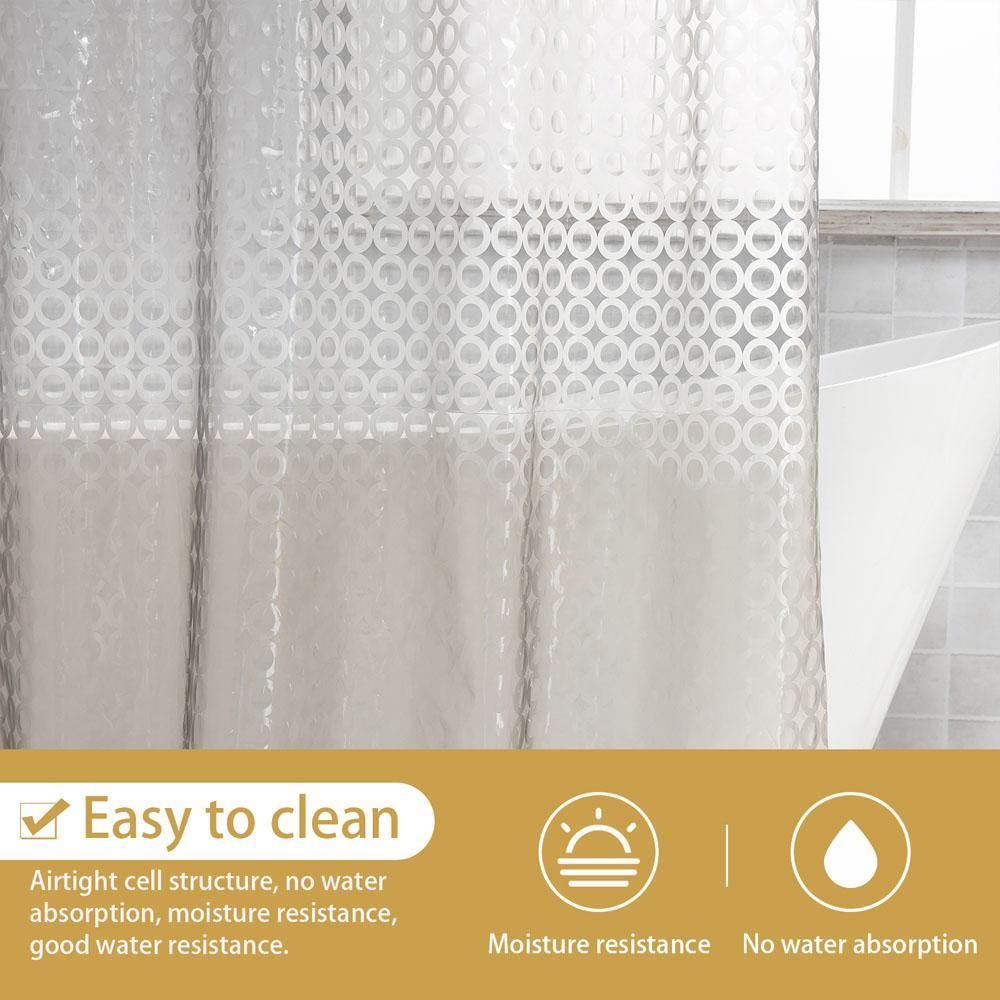 NTBAY EVA Clear Shower Curtain Liner - NTBAY