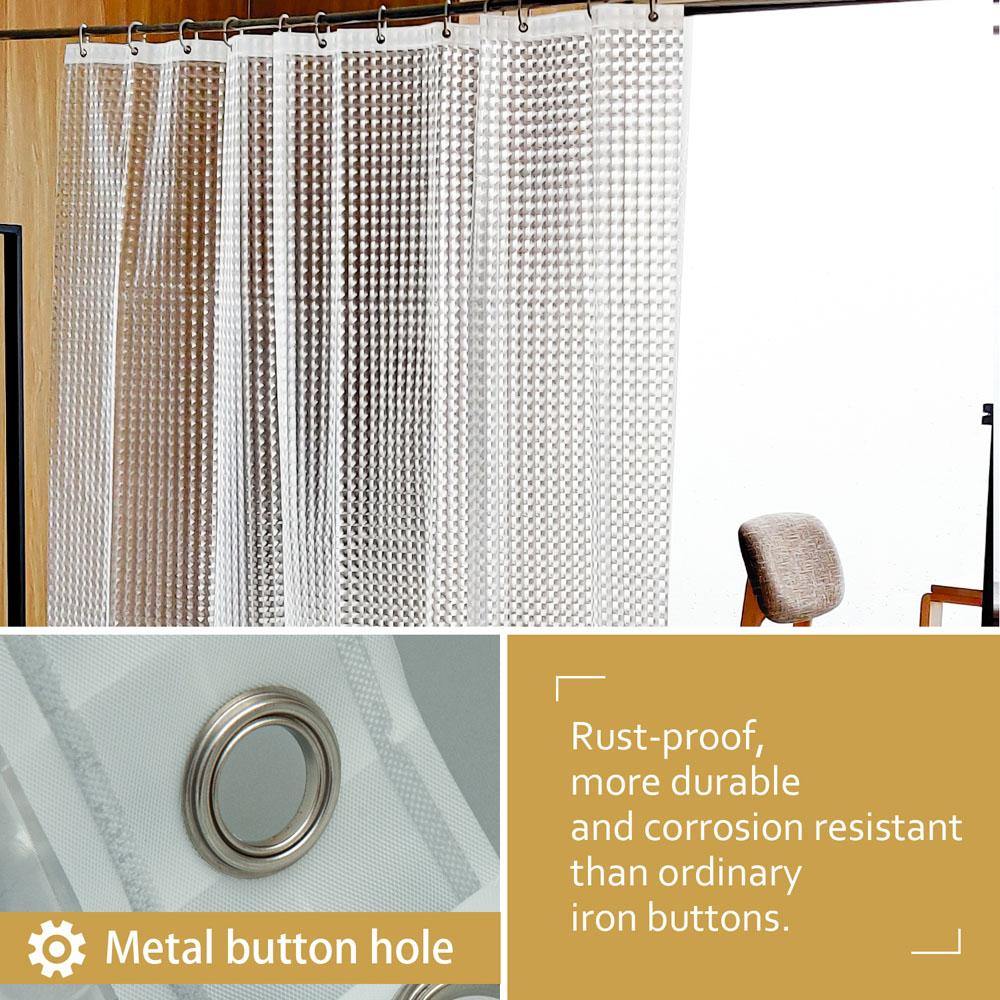 NTBAY EVA Clear Shower Curtain Liner - NTBAY