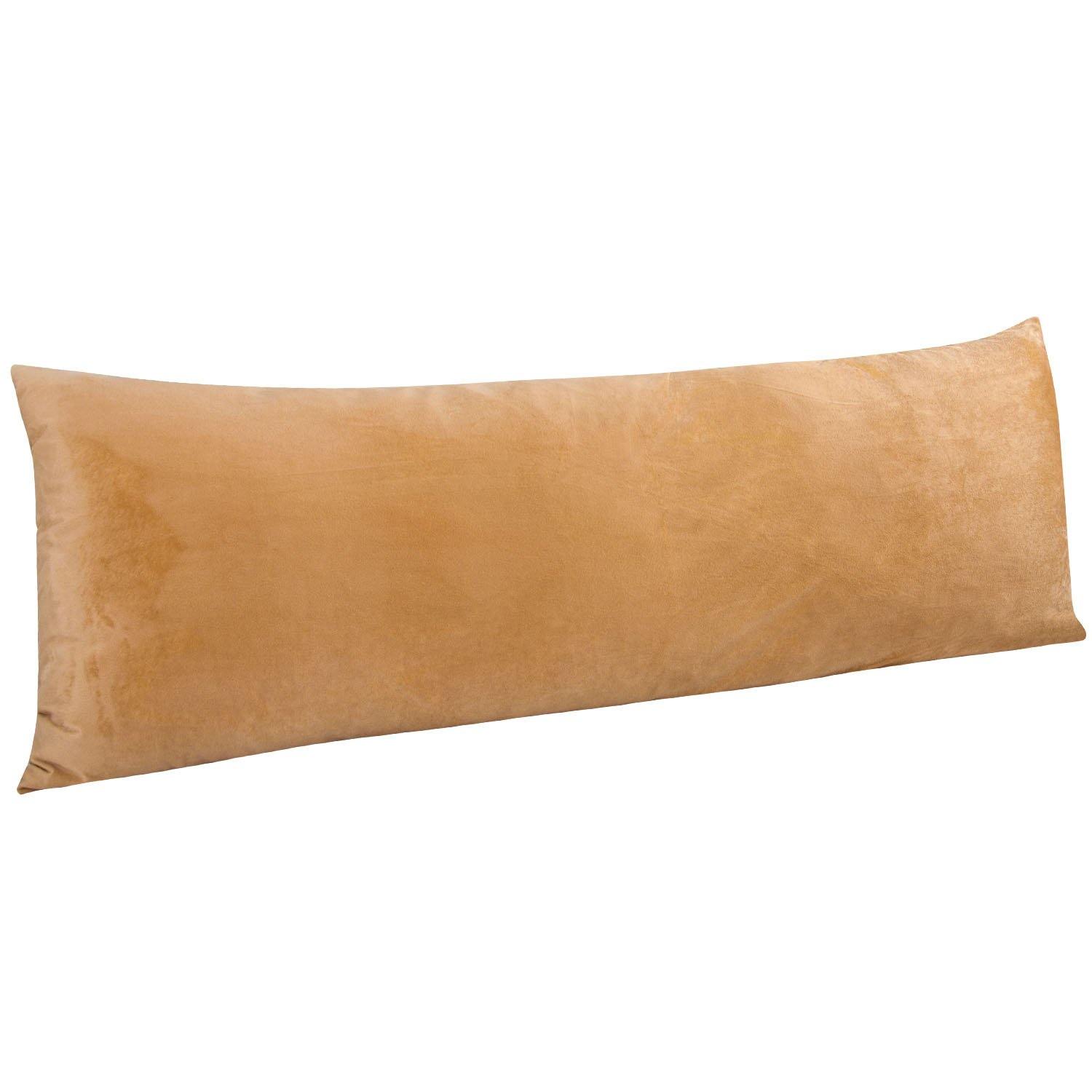Medium Nude 'Sand' Velvet Bag Pillow (20 x 33 cm) - Handbagholic