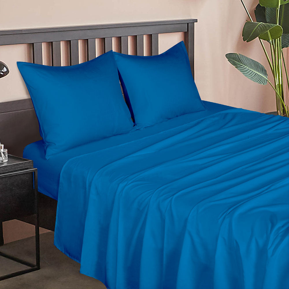 1pc Solid Color Anti-slip Bed Sheet