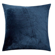 NTBAY Cozy Velvet Throw Pillow Cover,Euro Square Pillowcase Euro (24 x 24 inches) / Navy Blue - NTBAY
