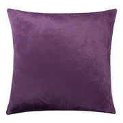 NTBAY Cozy Velvet Throw Pillow Cover,Euro Square Pillowcase Euro (24 x 24 inches) / Purple - NTBAY